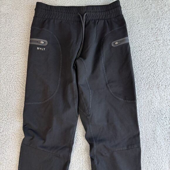BYLT Elite Jogger Pants Mens Medium Black Performance Fitness Active Gym Workout - Picture 2 of 10